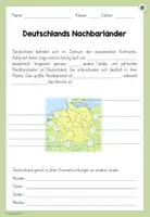 Vorschau - Arbeitsblätter - Arbeitsblatt: Deutschlands Nachbarländer - Seite 1