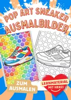 Vorschau - Mal- und Bastelvorlagen - Pop Art Sneaker - Deckblatt