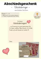 Vorschau - Anderer Materialtyp - Abschiedsgeschenk: Glücksbringer - Deckblatt