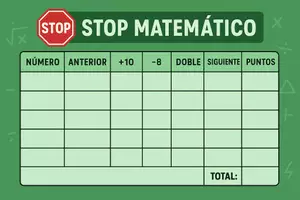 Vista previa - Juegos / Gamificación - stop matemático (nivel fácil) - Portada