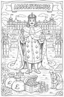 Vorschau - Unterrichtsreihen - Materialpaket rundum Absolutismus in Frankreich – Versailles und der Sonnenkönig Ludwig XIV. - Voraussetzungen - Macht und Prunk - Gesellschaft - Ständeordnung - Leben am Hof - Adel - Bauern - soziale Ungerechtigkeit - Militär mit Lösung (Klasse 7 8 9) - Seite 3