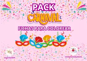 Vista previa - Manualidades / Dibujos para colorear - Fichas para colorear por códigos - Carnaval - Portada