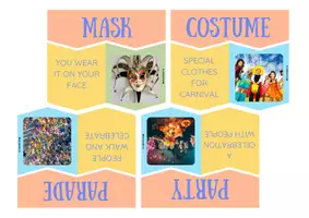 Vista previa - Juegos / Gamificación - CARNIVAL VOCABULARY MATCHING - página 2