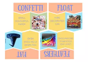 Vista previa - Juegos / Gamificación - CARNIVAL VOCABULARY MATCHING - página 3