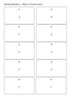 Vorschau - Stationenlernen - Karteikarten: Griechisches Alphabet (Doppelseitig & Differenziert) - Seite 2