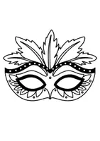anteprima - Flashcard - Carnevale da colorare - Pagina 1