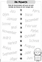 Vorschau - Arbeitsblätter - Kalender: Arbeitsblätter rund um den Kalender (mit Kalender 2025 & 2026) - Seite 1