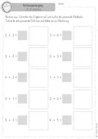 Vorschau - Arbeitsblätter - Rechenspaziergang ZR 10 Dinosaurier (1. Klasse) - Addition, Subtraktion, Gemischt + Lösungen | Zahlenraum 10 | Mathe 1. Klasse - Seite 3