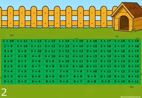 Vorschau - Spiele - Spiel "Knochenbuddelei" (addieren ZR 20 mit Zehnerüberschreitung) - Seite 2