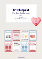 Vorschau - Arbeitsblätter - Krankenpost mit kleinen Grußkarten - Deckblatt