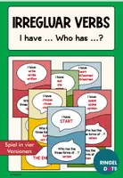 Vorschau - Stationenlernen - Irregular Verbs: I have ... Who has ...? (Spiel) - Deckblatt