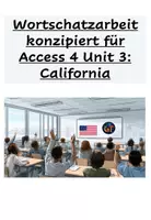 Vorschau - Arbeitsblätter - Wortschatzarbeit Access 4_Unit 3_California - Deckblatt