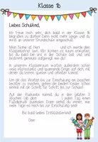 Vorschau - Anderer Materialtyp - Brief an zukünftiges Schulkind für alle Klassen - Seite 3