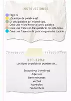 Vista previa - Juegos / Gamificación - JUEGO DE LAS PALABRAS (castellano) - página 1