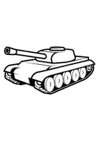 Vorschau - Arbeitsblätter - Ausmalbilder Thema Panzer - Grundschule - Bastelvorlagen - Seite 3