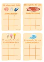 Vorschau - Mal- und Bastelvorlagen - Sommerferien -Feriengruß - Seite 2