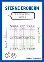Vorschau - Spiele - Sterne erobern - spielerisch bis 12 addieren - Deckblatt