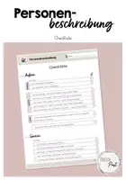 Vorschau - Merkblätter - Personenbeschreibung - Checkliste - Deckblatt