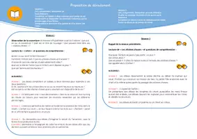 Aperçu - Préparation de séance / Séance complète - Lecture suivie Cycle 3 - Lecture compréhension & émotions - Page 3