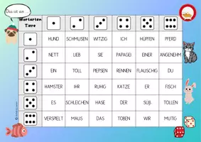 Vorschau - Spiele - Würfelspiel: Wortarten (Nomen, Verb, Adjektiv, Pronomen, Artikel) - Seite 3