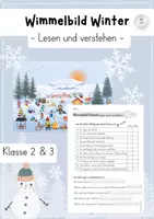 Vorschau - Arbeitsblätter - Wimmelbilder: Lesen und verstehen (Materialpaket) - Seite 1