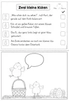 Vorschau - Arbeitsblätter - Lesetraining Partnerlesen Ostern | Kl. 1 + 2 - Seite 3