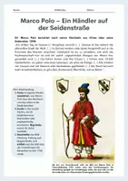 Vorschau - Arbeitsblätter - Marco Polo – Ein Händler auf der Seidenstraße (Mittelalter, Handel & Quellenarbeit) - Seite 2