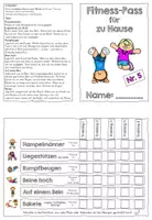 Vorschau - Aufgabenkarten - Homeschooling: Sport Fit zu Hause 5 - Seite 3