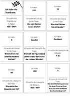 Vorschau - Aufgabenkarten - Unterrichtseinstieg, Übung "Mathe-Domino" - Deckblatt