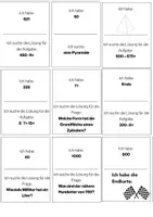 Vorschau - Aufgabenkarten - Unterrichtseinstieg, Übung "Mathe-Domino" - Seite 2