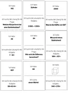Vorschau - Aufgabenkarten - Unterrichtseinstieg, Übung "Mathe-Domino" - Seite 3