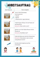 Vorschau - Arbeitsblätter - Experiment Wasserkraft - Deckblatt