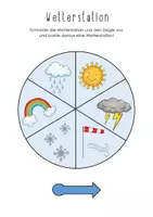 Vorschau - Arbeitsblätter - Wetterstation & Wetterbeobachtung für einen Tag/eine Woche - Seite 1