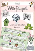 Vorschau - Spiele - Würfelspiel Frühling - Deckblatt
