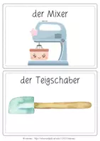 Vorschau - Fördermaterial/Inklusion - Bildkarten & Wortschatzkarten Backen | Backzutaten & Geräte - Seite 2
