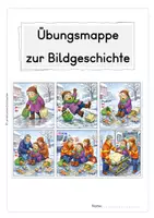 Vorschau - Arbeitsblätter - Materialpaket "Achtung, Glatteis" - Bildgeschichte mit differenzierten Übungsaufgaben und Schreibangeboten - Seite 3