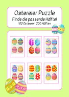 Vorschau - Spiele - Ostereier Puzzle - Finde die passende Hälfte - Deckblatt