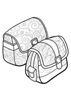 Vorschau - Arbeitsblätter - Mandalas Thema Schultaschen - Grundschule - Bastelvorlagen - Seite 1