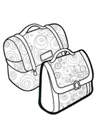 Vorschau - Arbeitsblätter - Mandalas Thema Schultaschen - Grundschule - Bastelvorlagen - Seite 2