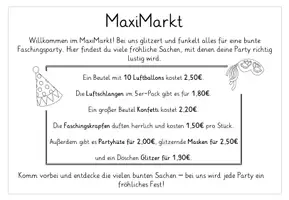 Vorschau - Arbeitsblätter - Fasching: Mias bunte Faschingsparty - Seite 3