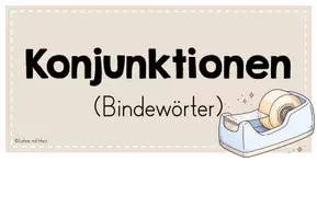 Vorschau - Arbeitsblätter - Konjunktionen (Bindewörter) – Komplettpaket | Blitzlesen, Tafelmaterial & Übungsheft (3./4. Klasse) - Seite 2
