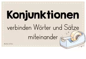 Vorschau - Arbeitsblätter - Konjunktionen (Bindewörter) – Komplettpaket | Blitzlesen, Tafelmaterial & Übungsheft (3./4. Klasse) - Seite 3