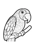 Vorschau - Arbeitsblätter - Mandalas Thema Wellensittiche - Grundschule - Bastelvorlagen - Seite 3