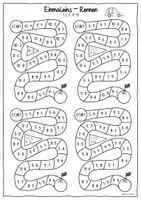 Vorschau - Arbeitsblätter - Einmaleins – Rennen (motivierendes Rechentraining, Würfelspiel, Partnerspiel, Kopfrechentests mit Sammelpässen) zur Automatisierung - Seite 3