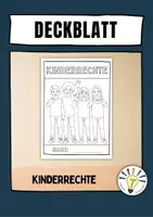 Vorschau - Mal- und Bastelvorlagen - Deckblatt (Kinderrechte) - Deckblatt