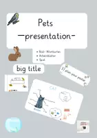 Vorschau - Unterrichtsreihen - Unterrichtseinheit „Pets“ | 3. Klasse Englisch - Deckblatt