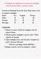 anteprima - Esercizi - Olimpiadi invernali attività di matematica classe quarta/quinta scuola primaria - Pagina 2