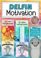Vorschau - Anderer Materialtyp - Delfinklasse Motivationskärtchen für Lineale - Deckblatt