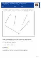 Vorschau - Arbeitsblätter - Mathe Klasse 6,7: Mittelsenkrechte konstruieren - Deckblatt
