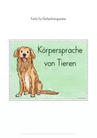 Vorschau - Stundenentwürfe - Körpersprache Tiere Unterrichtseineinheit - Seite 3
